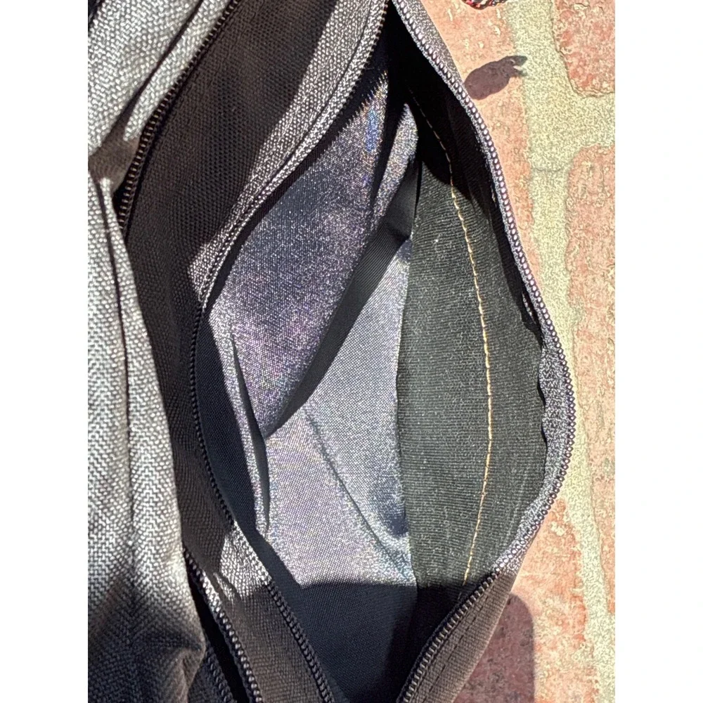 Spalding Backpack Unisex One Size Black Suede Bottom Vintage 90s Gorpcore Bag